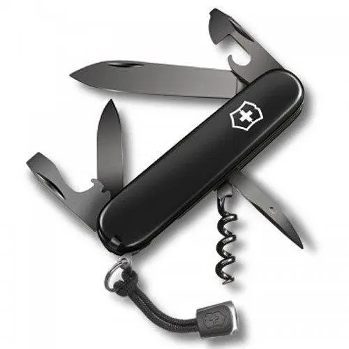 Ніж Victorinox Spartan Onyx Чорний 91мм,12функ,чорн