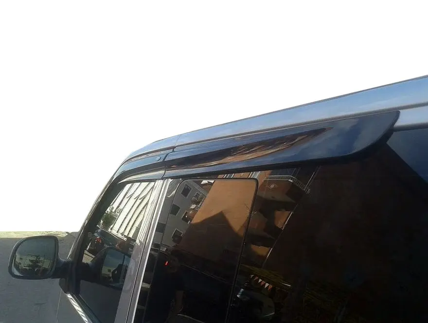 Дефлектори вікон ветровики Volkswagen T-5 / T6 4D 2003-2018 скотч SunPlex 4 шт (SP-S-18) - фото 2