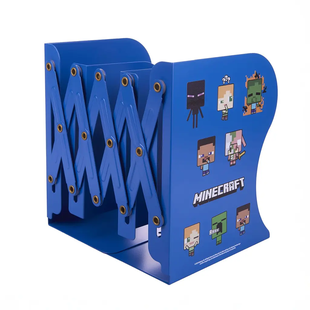 Підставка для книг Yes Minecraft розсувна металева (470492) - фото 2