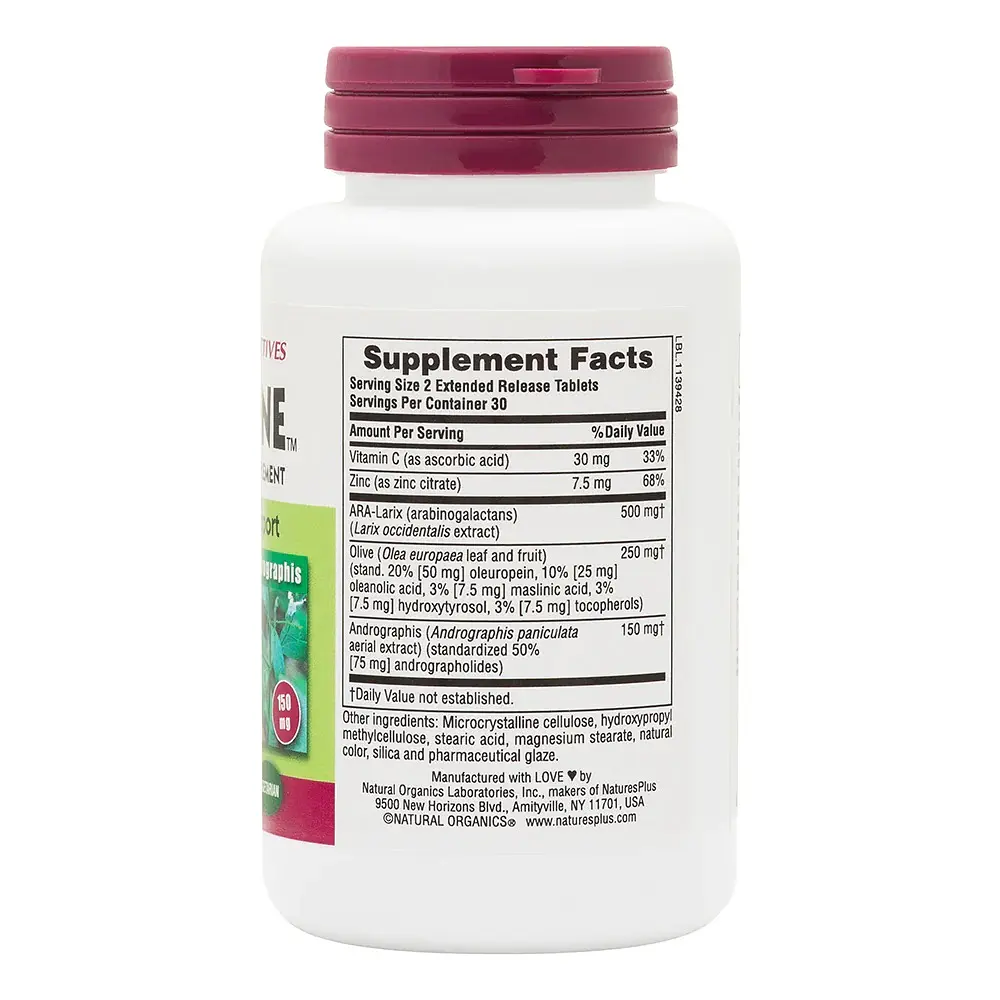 Натуральна добавка Natures Plus Herbal Actives Tri-Immune, 60 таблеток - фото 2