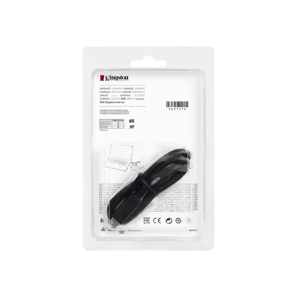 Считыватель флеш-карт Kingston Workflow Dual-Slot SDHC/SDXC UHS-II (WFS-SD) - фото 5