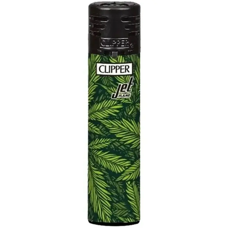 Запальничка Clipper Jet Flame Print Weed - фото 3