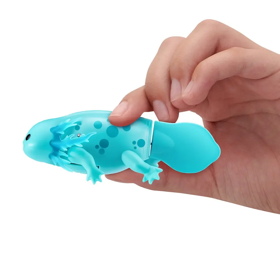 Интерактивная игрушка Pets & Robo Alive Аксолотль 9556B, бирюзовый - фото 5