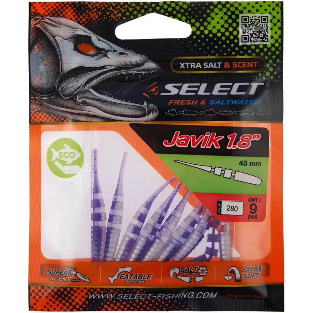 Силикон Select Javik 1.8" #280 (9 шт/уп) - фото 2