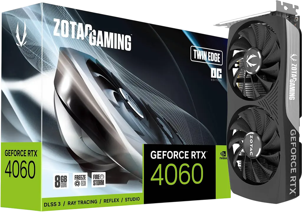 Відеокарта GeForce RTX 4060 8GB Zotac Twin Edge OC (ZT-D40600H-10M) Б/В - фото 4
