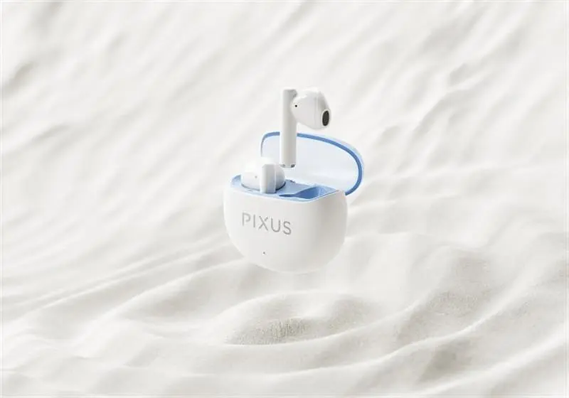 Бездротові навушники Pixus Spase, TWS, BT5.3, 80mAh, 480mAh, 6h, white UA UCRF - фото 7