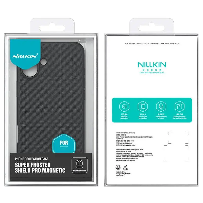 Чохол Nillkin Matte Magnetic Pro для Apple iPhone 17 (6.3) Чорний / Black - фото 6