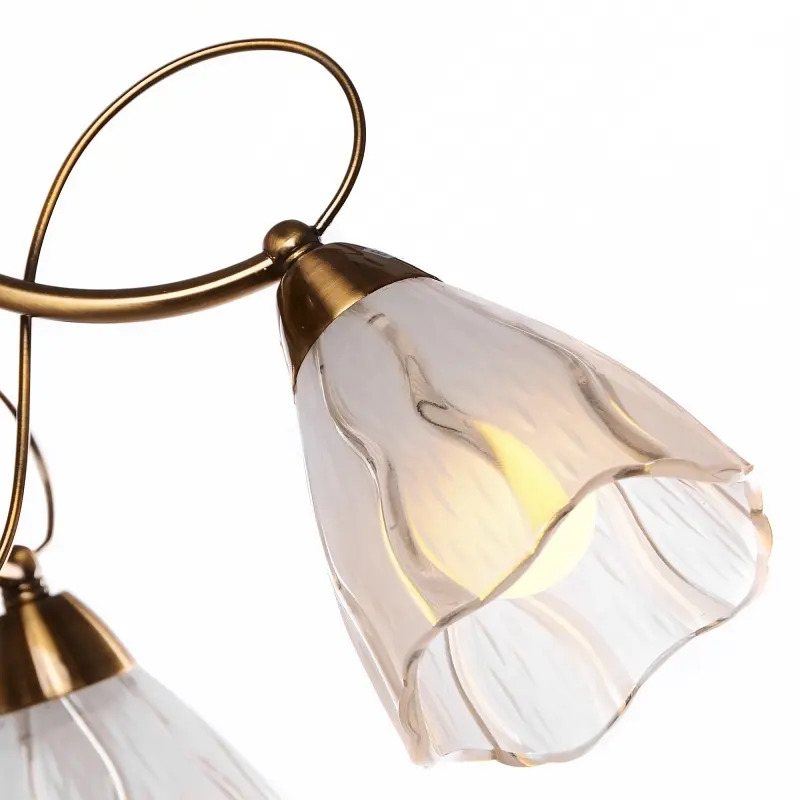 Люстра потолочная Brille классическая E14 40W BZ (LK-268C/5) - фото 7