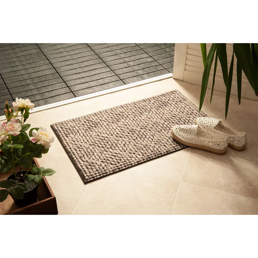 Килимок придверний MultyHome Lima Chunky Knit 45x75 см (166163) - фото 4