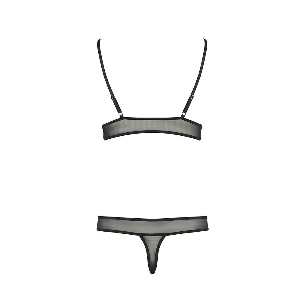 Комплект белья Passion ERZA Set black L/XL - фото 4