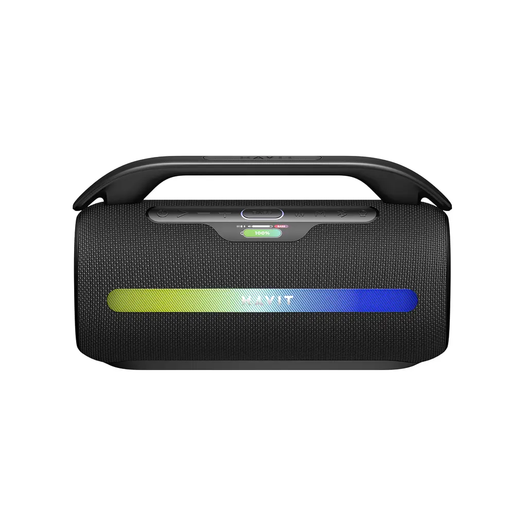 Портативна колонка HAVIT SK920BT IPX6 60W RGB Black HAVIT (29188-000) - фото 2