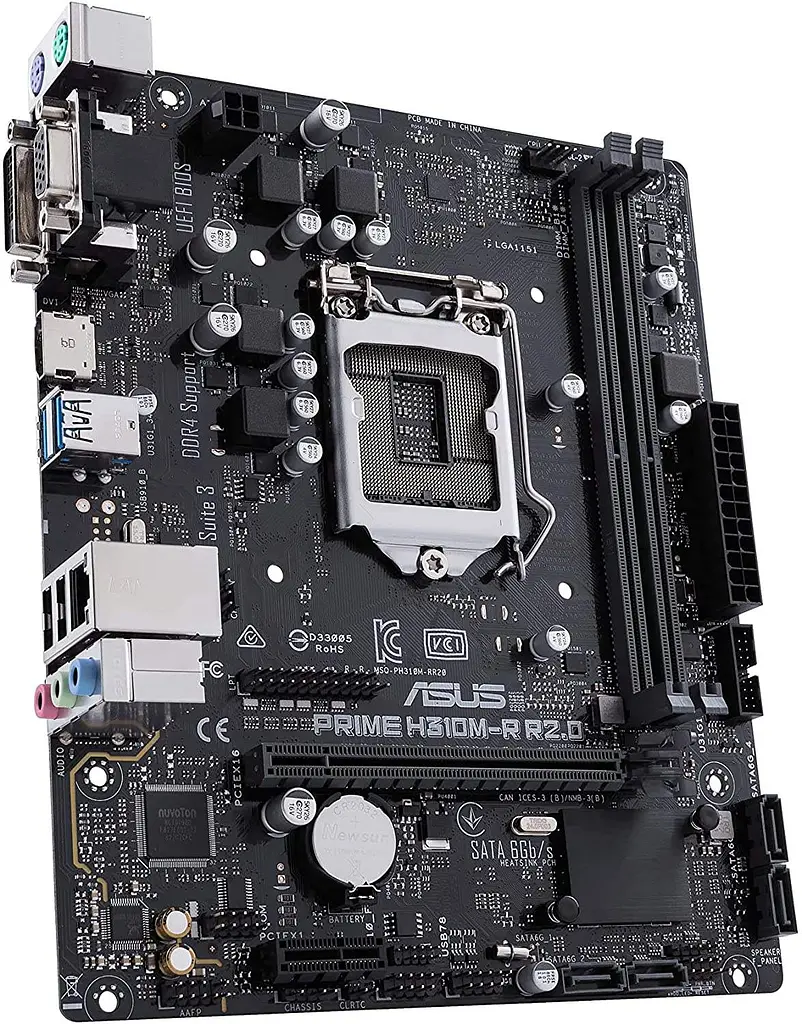 Материнська плата ASUS Prime H310M-R R2.0 (Prime H310M-R R2.0) (Socket 1151 v2, Intel H310, Micro-ATX) Б/в - фото 4