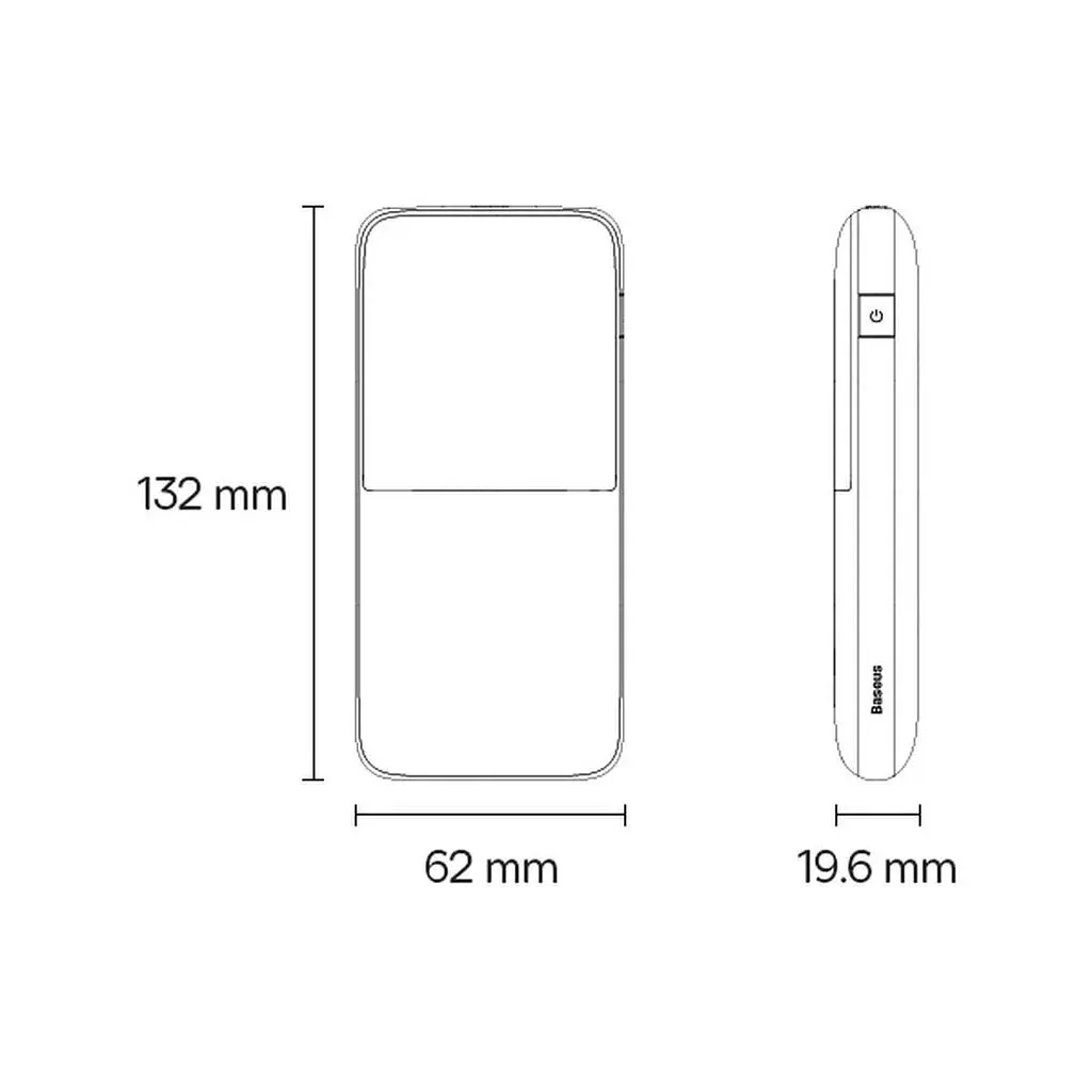 Внешний аккумулятор Baseus Bipow Pro Digital Display 10000mAh (PPBD040202) белый - фото 4