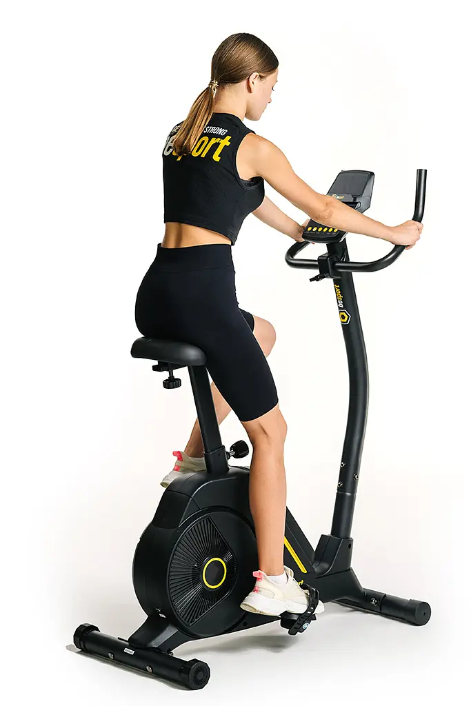 Велотренажер Besport BS-6047 MAYBIKE електромагнітний чорно-жовтий - фото 9