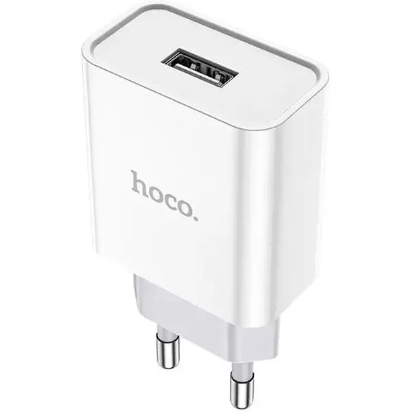 Зарядний мережевий пристрій Hoco C81A 2.1A 1USB - фото 3