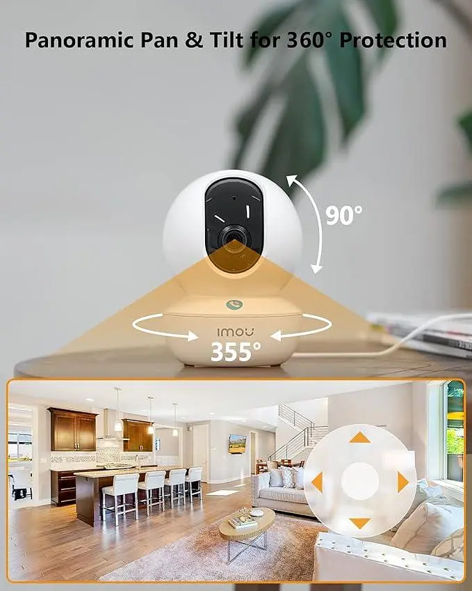 Wi-Fi IP камера IMOU Ranger RC 5MP (Ultra HD 2688x1620 px, Нічне бачення 10 м) - фото 4