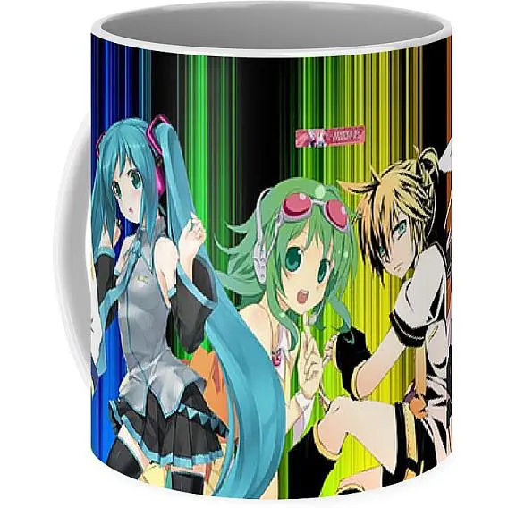 Кухоль GeekLand Вокалоїди Vocaloid Хацуне Міку Hatsune Miku Ласкаво просимо VC 02.12 330 мл різнобарвний - фото 2
