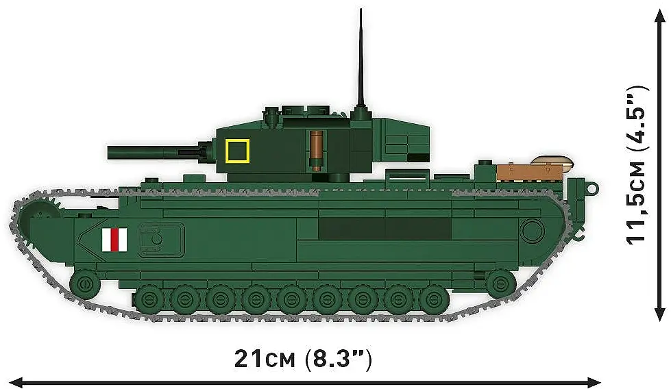 Конструктор дитячий танк Churchill Mk IV COBI 3128 - фото 7