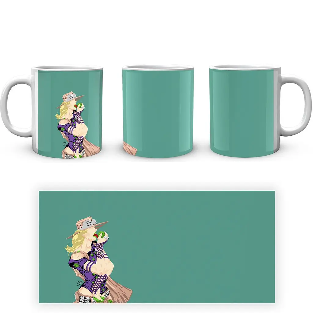 Кружка GeekLand JoJo's Bizarre Adventure Невероятные приключения ДжоДжо:Гонка стальной шар JJSBR 19 330 мл белая - фото 4