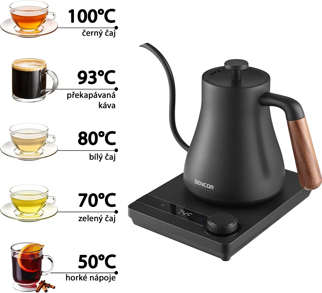 Електрочайник Sencor 0.6 л нержавіюча сталь teh0026173 - фото 8