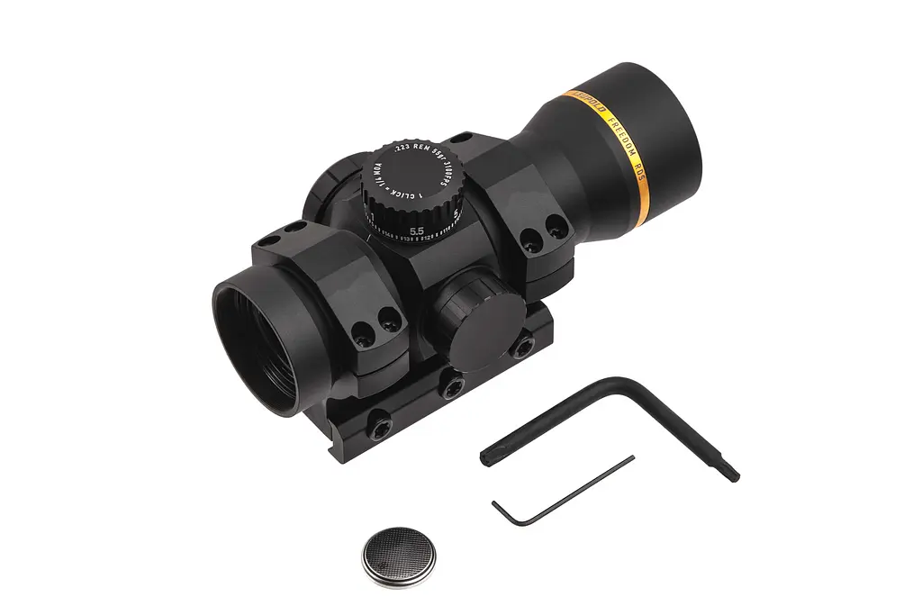 Прицел коллиматорный LEUPOLD Freedom RDS 1x34 (34mm) Red Dot 223 BDC 1.0 MOA Dot с креплением - фото 6