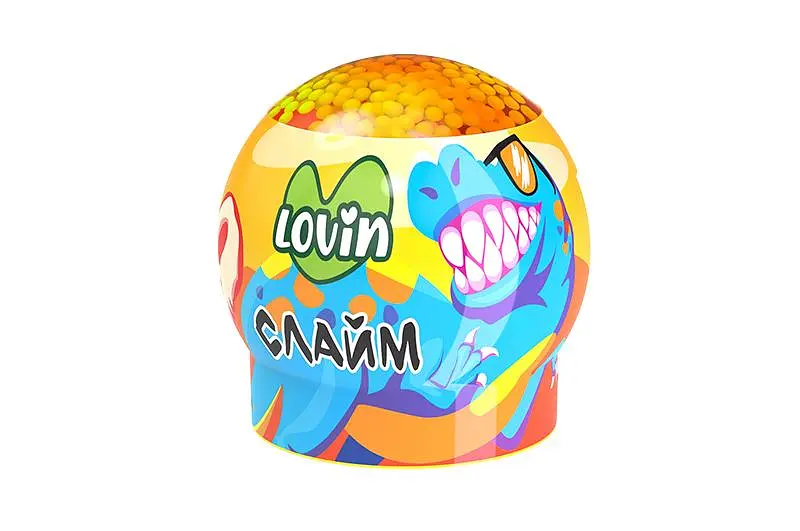Іграшка антистрес слайм Dino Park Slime 210 мл LOVIN 8000203 - фото 2