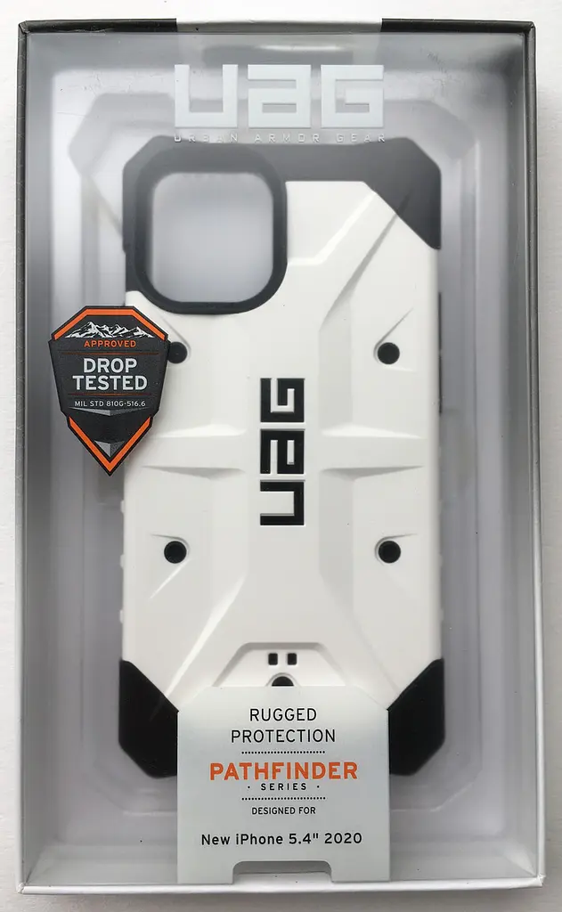 Чохол оригінальний протиударний UAG Pathfinder (Original) 112347114141 для iPhone 12 Mini (5.4") White - фото 2