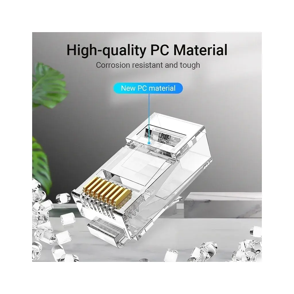 Конектор RJ45 UTP Cat.6 Modular 10 шт. Vention (IDDR0-10) - фото 5