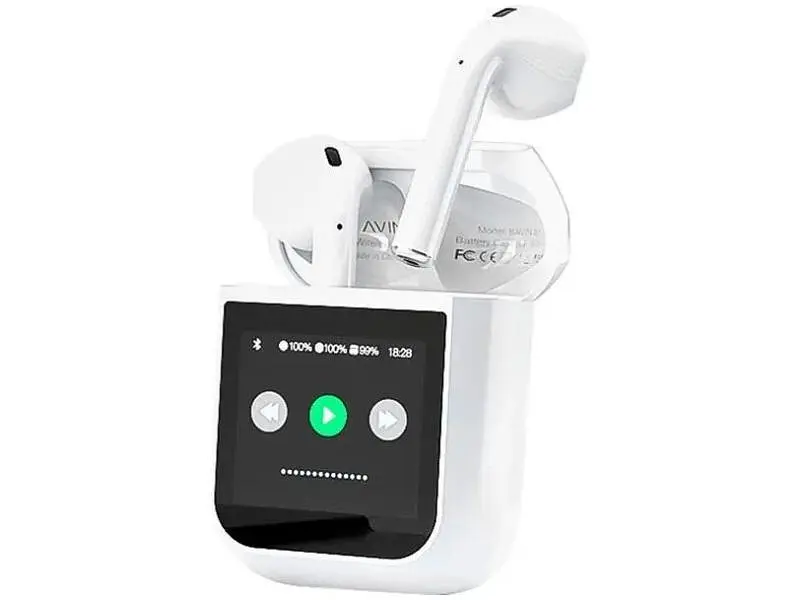 Навушники TWS Bavin 81 Hi-Res LCD Tough White (HB-BA-81-WH)