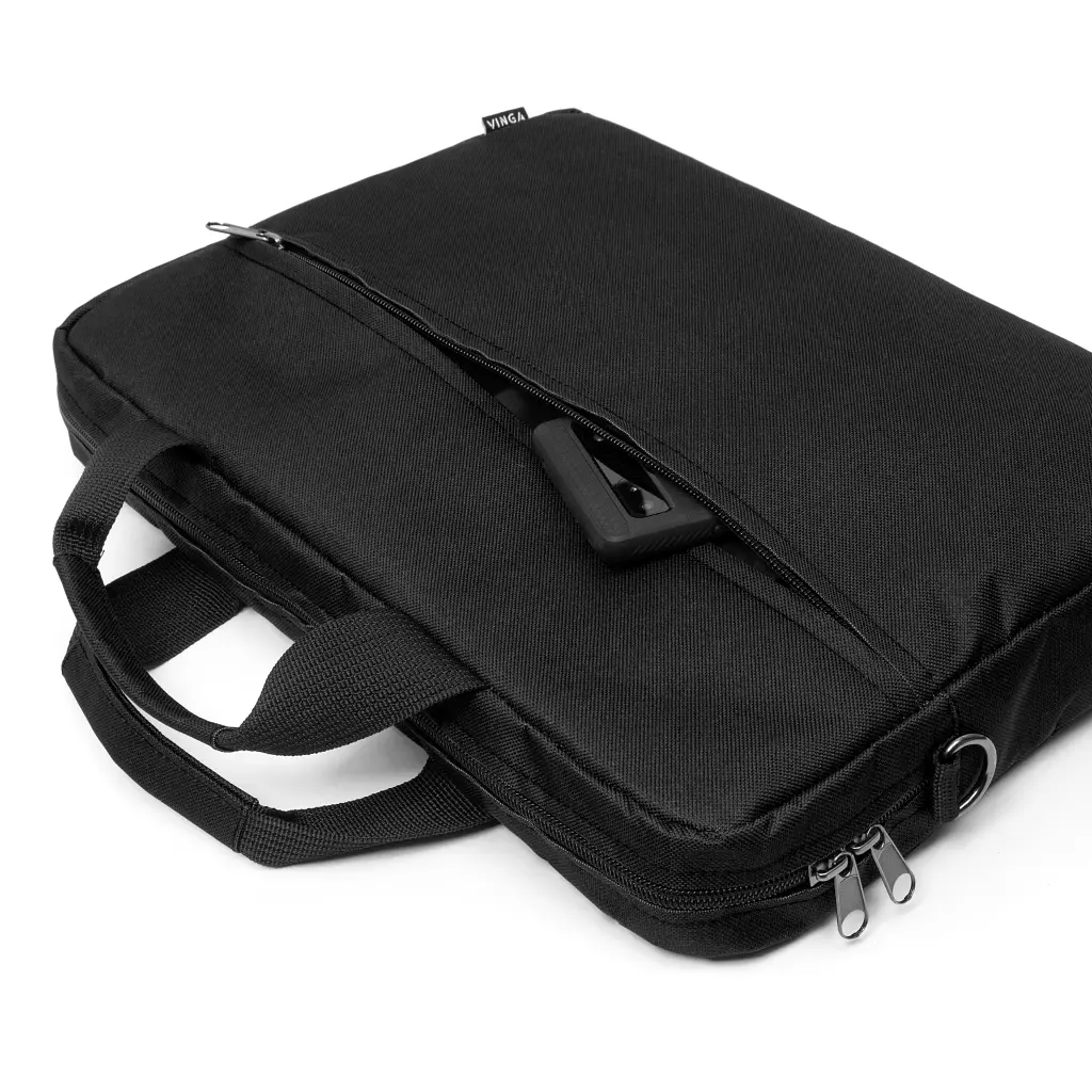Сумка для ноутбука Vinga 14" NB1402 Black, white print (NB1402UWBK) - фото 5