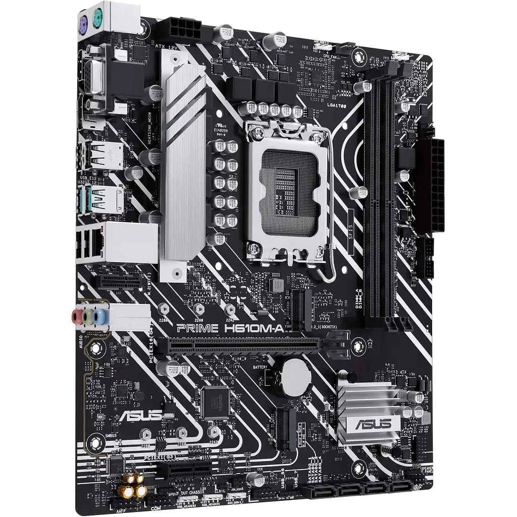 Материнська плата Asus Prime H610M-A-CSM s1700 H610 2xDDR5 M.2 HDMI D-Sub DP mATX - фото 3