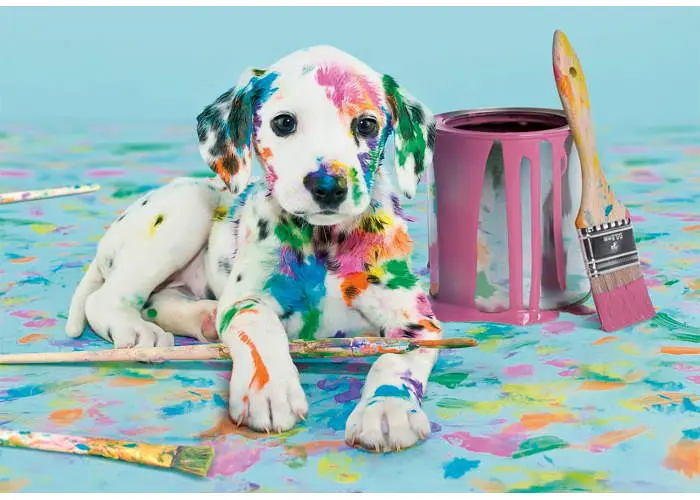 Пазл Clementoni High Quality Collection: Кольорове цуценя (High Quality Collection - The Funny Dalmatian Puzzle - 500 pcs.), 500 ел. (35545) - фото 2