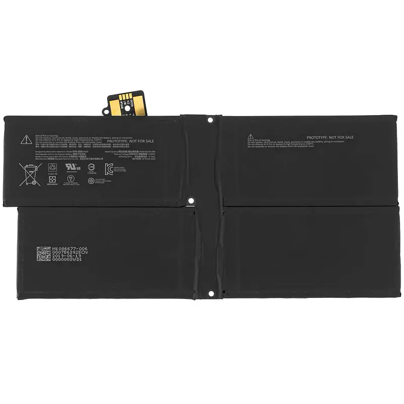 Акумулятор для ноутбука Microsoft G3HTA056H (Surface Pro X) 7.58V 5039 mAh 38.2Wh Black - фото 3
