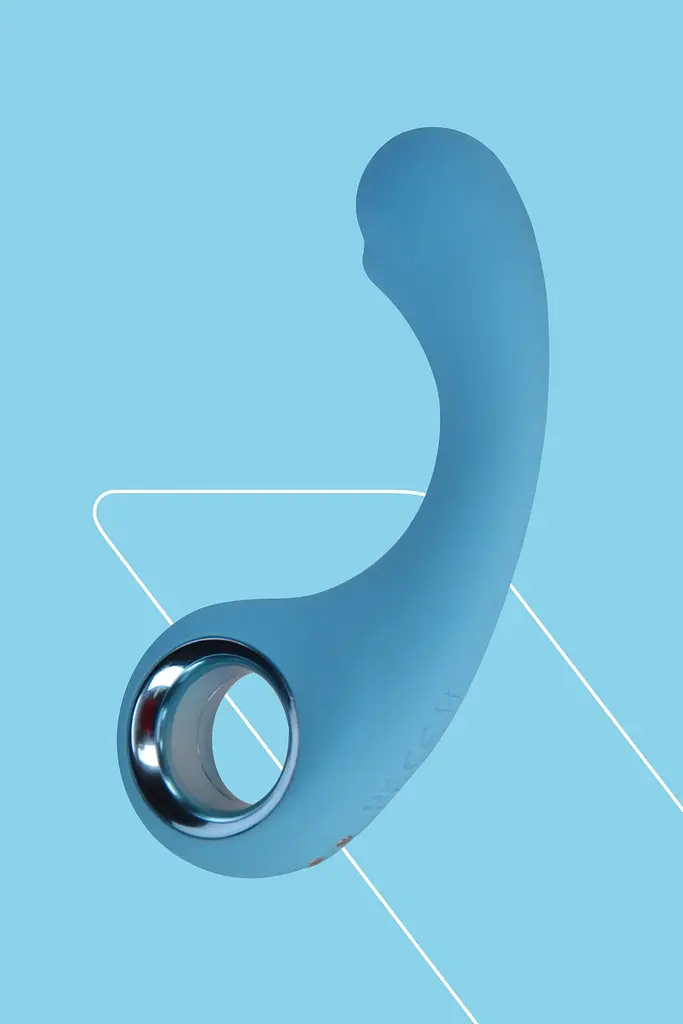 Вібратор FairyGasm BraveryAward 12.5 см блакитний - фото 9