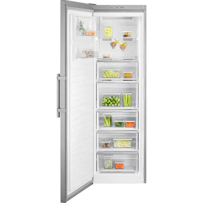 Морозильна камера Electrolux 186x60х65, 278л, E, NF, інв., нерж - фото 2