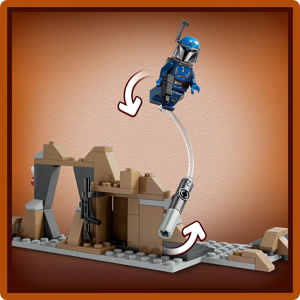 Конструктор LEGO Star Wars™ Боевой комплект «Засада на Мандалоре» 109 деталей (75373) - фото 6