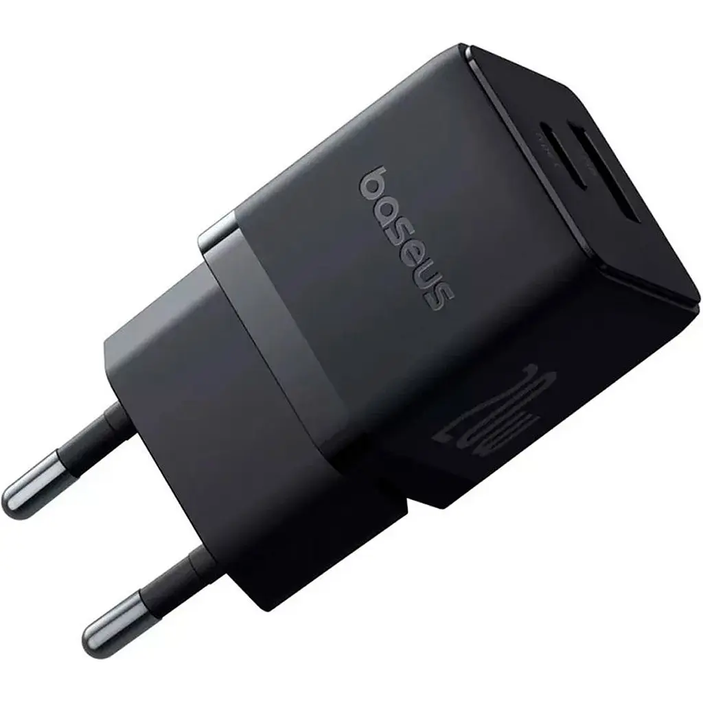 Мережевий зарядний пристрій Baseus Palm Fast Charger 20W Cluster Black (P10111608113-00) [139988] - фото 2