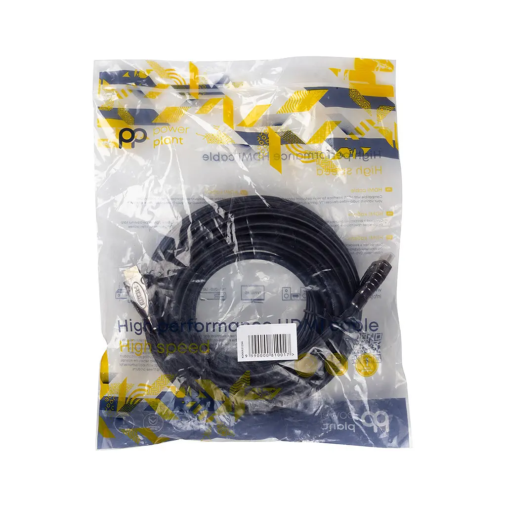 Кабель мультимедійний HDMI to HDMI 15.0m PowerPlant (KD00AS1294) - фото 3