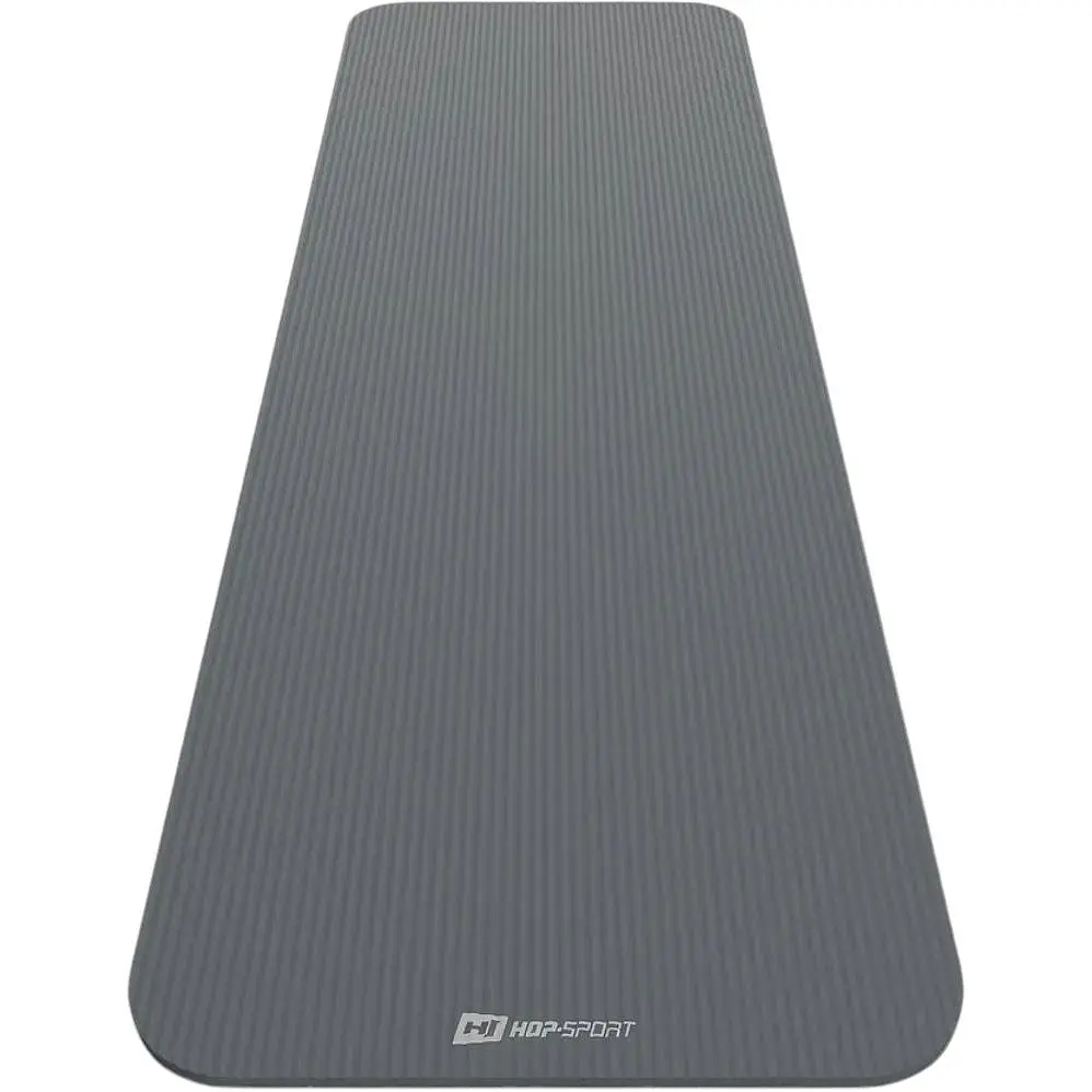 Коврик для йоги Hop-Sport HS-NB015GM NBR 1.5 см графитовый - фото 2