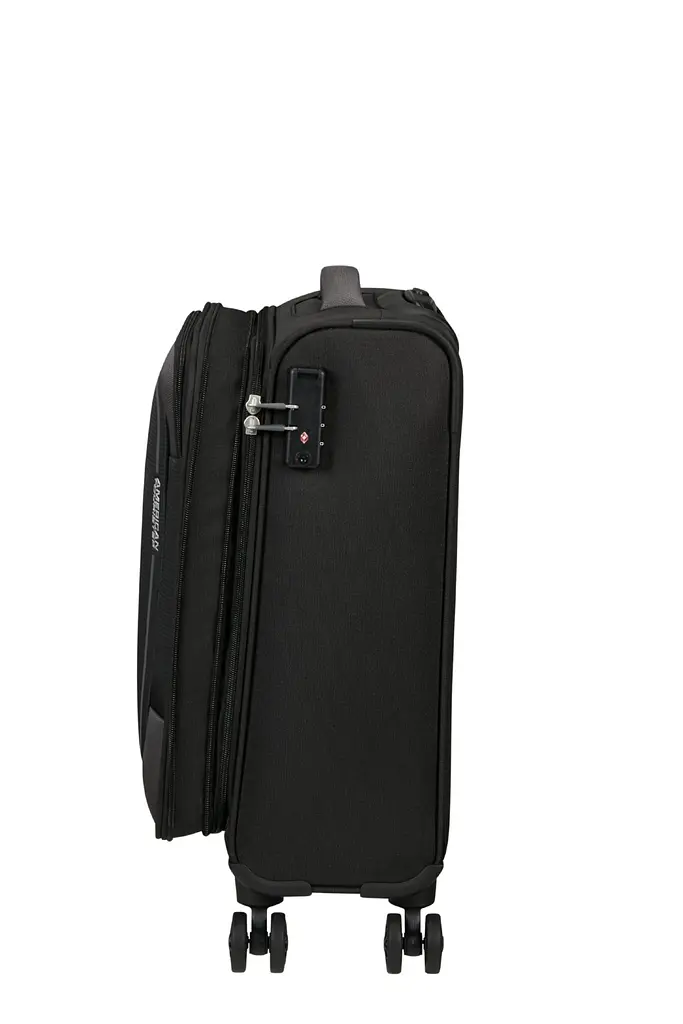 Валіза 55 См American Tourister PULSONIC ASPHALT BLACK 55x40x23(26) MD6*09001 - фото 6