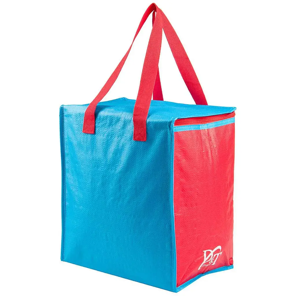 Сумка-холодильник 32х20х35 см 22 л Sannen Cooler Bag Червоно-синя - фото 2
