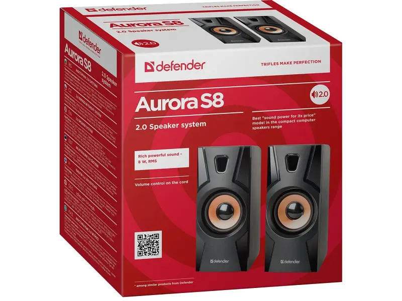 Колонки для комп'ютера Defender Aurora S8 Black (65408) - фото 2