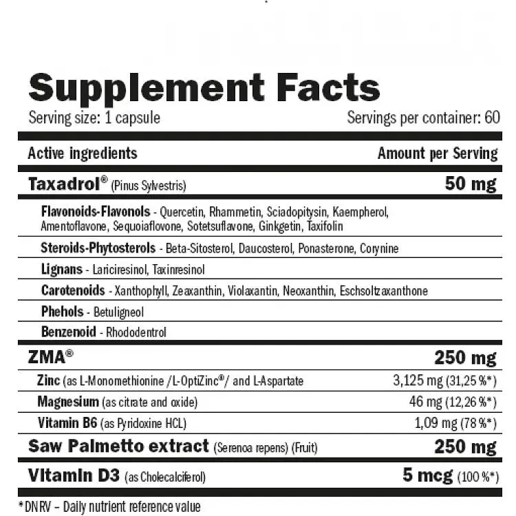 Бустер тестостерона Amix MuscleCore MuscleDrol Anabolic 60 капсул - фото 3