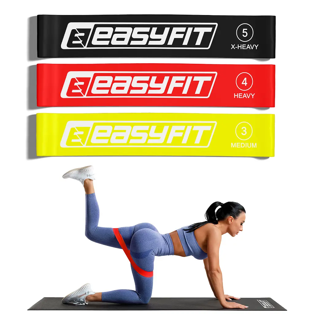 Гумові кільця для фітнесу EasyFit набір 3 шт (EF-1812) - фото 13