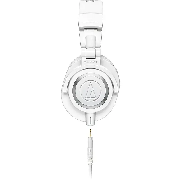 Провідні професійні навушники Audio-Technica ATH-M50X з вбудованими басами, роз'єм 3,5 мм Білі - фото 2
