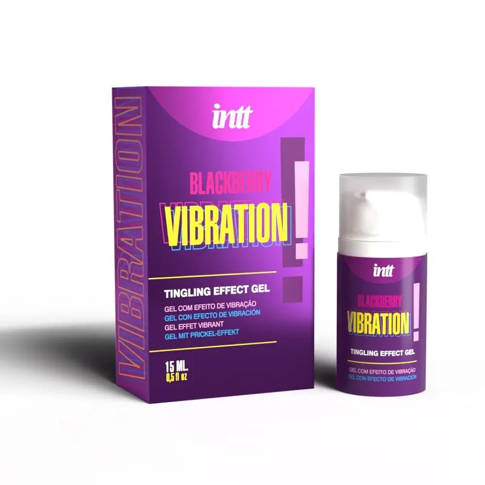 Рідкий вібратор Intt Vibration Blackberry (15 мл) зі смаком ожини Intt SX2661 102724