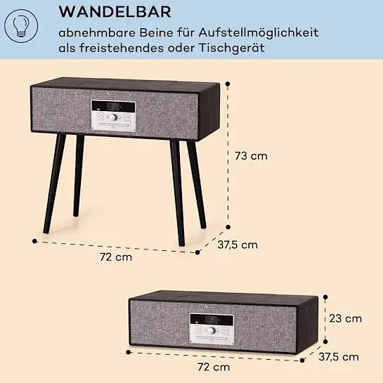 Програвач вінілу Auna Julie Ann (10039055 ) - фото 2