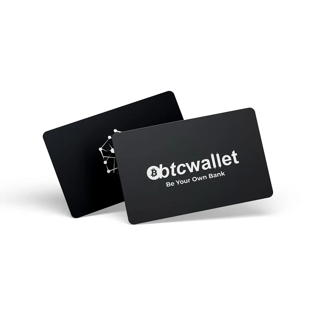 Криптогаманець Tangem Wallet 2.0 Stealth Black x Btcwallet набір з 3 карток (TG-STEALTH) - фото 2