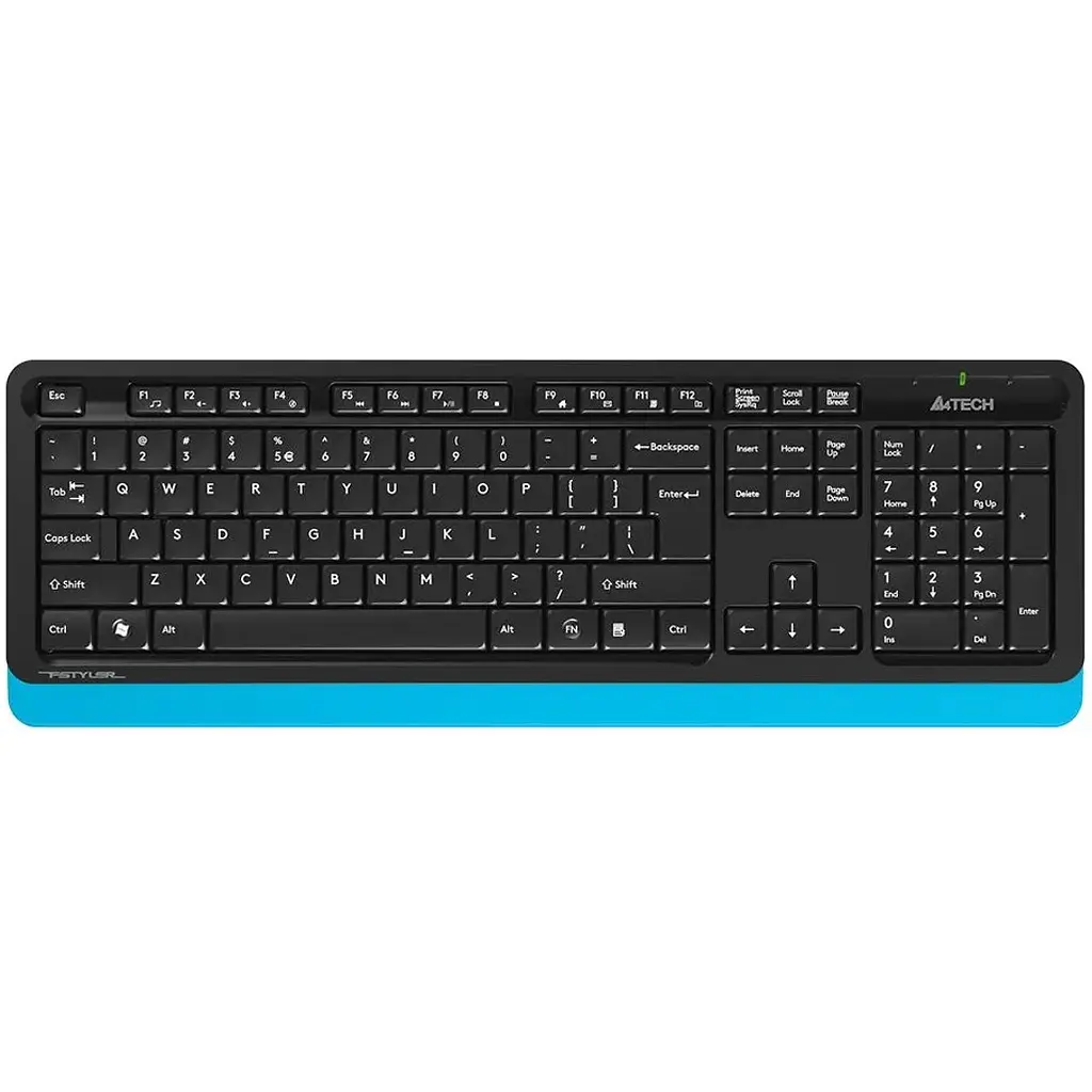 Комплект клавіатура + миша A4Tech Fstyler FG1010 Black/Blue [114623] - фото 5