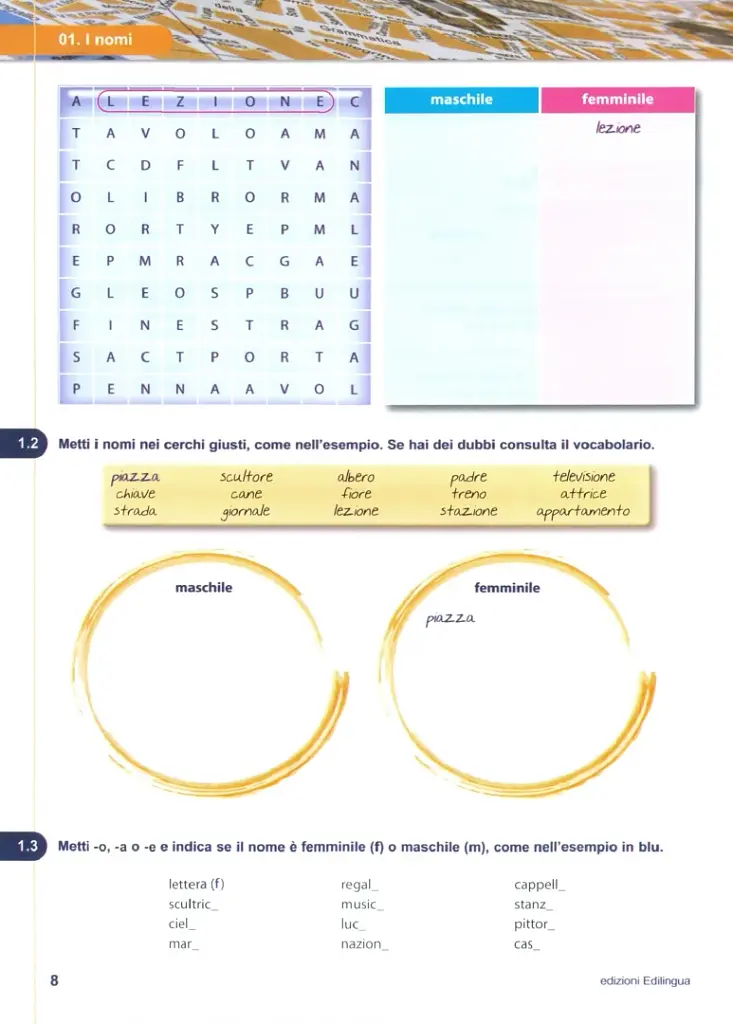 Via Della. Grammatica. Teoria, esercizi, test e materiale autentico per stranieri. A1-B2 - фото 6